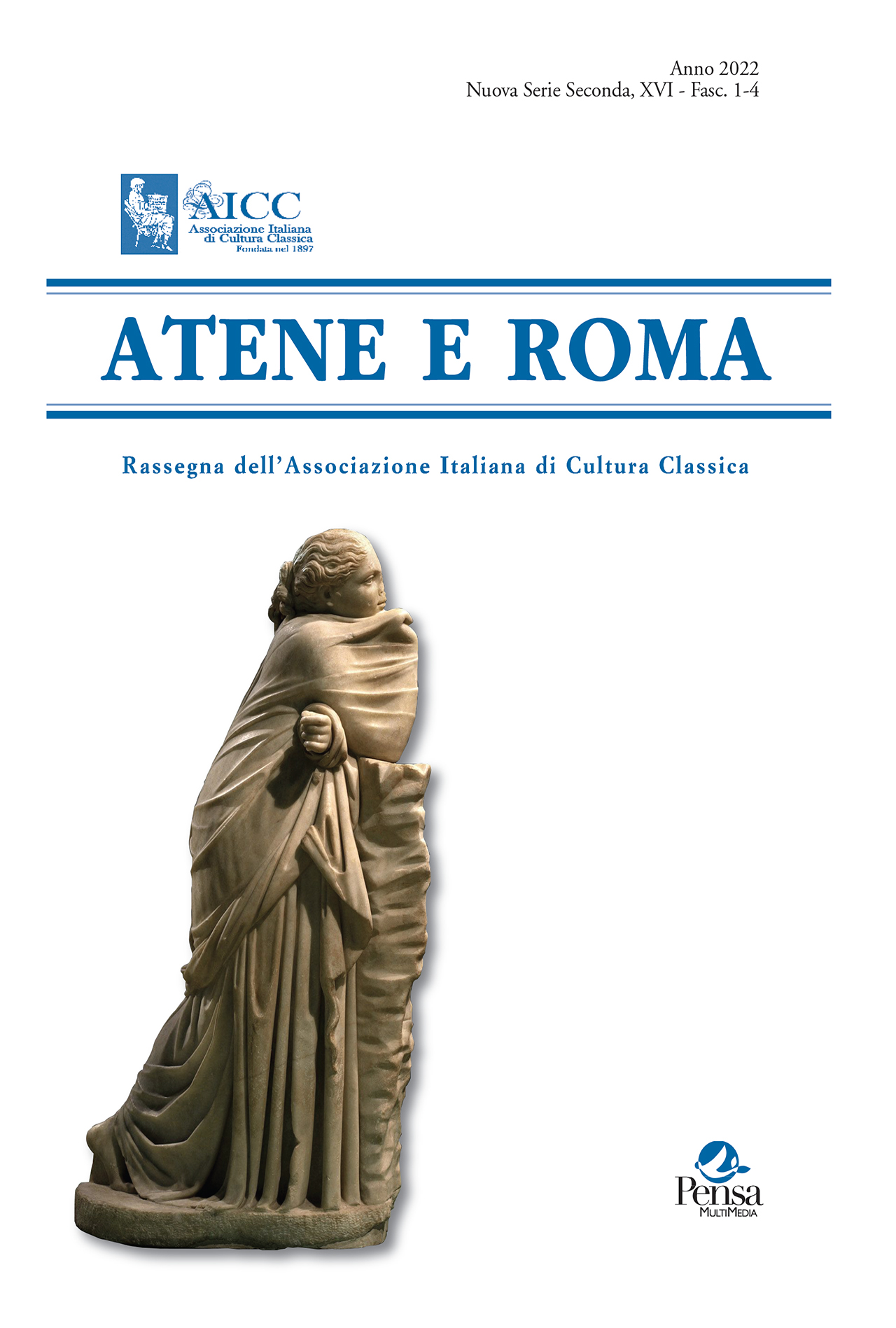 					Visualizza V. 16 N. 1-4 (2022): Atene e Roma 
				