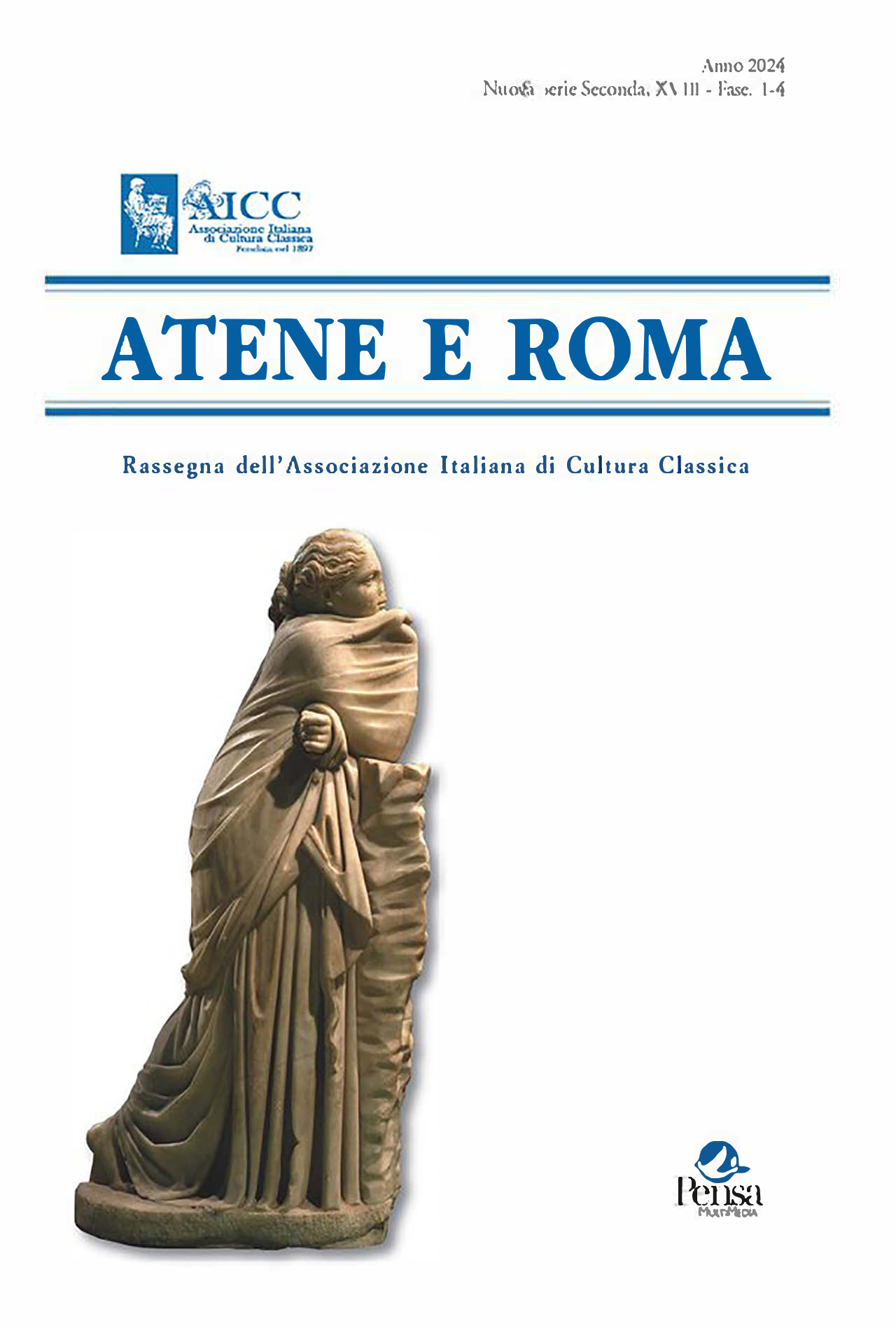 					Visualizza V. 18 N. 1-4 (2024): Atene e Roma 
				