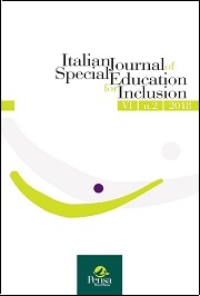 					Ver Vol. 6 Núm. 2 (2018): ITALIAN JOURNAL OF SPECIAL EDUCATION FOR INCLUSION
				