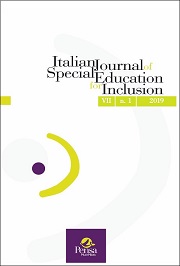 					Visualizza V. 7 N. 1 (2019): Italian Journal of Special Education for Inclusion
				