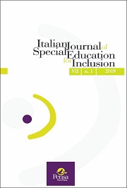 					View Vol. 7 No. 1 (2019): Italian Journal of Special Education for Inclusion
				