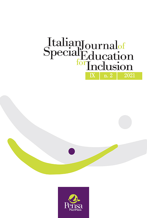 					Visualizza V. 9 N. 2 (2021): Italian Journal of Special Education for Inclusion
				