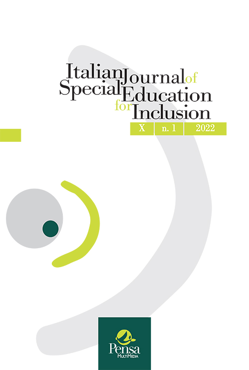 					Visualizza V. 10 N. 1 (2022): Italian Journal of Special Education for Inclusion
				