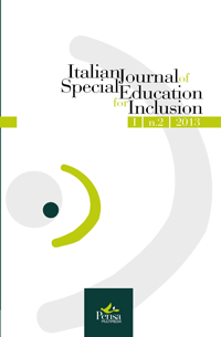 					Ver Vol. 1 Núm. 2 (2013): ITALIAN JOURNAL OF SPECIAL EDUCATION FOR INCLUSION
				