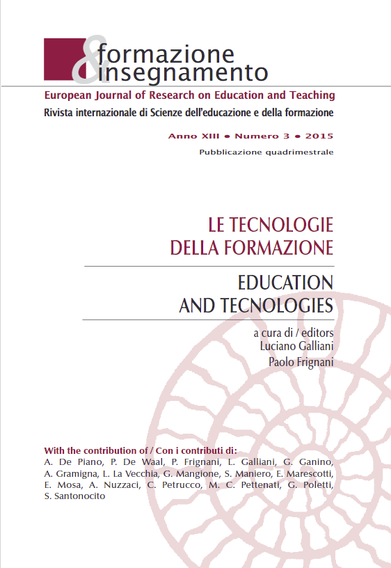 					View Vol. 13 No. 3 (2015): Education and Technologies
				