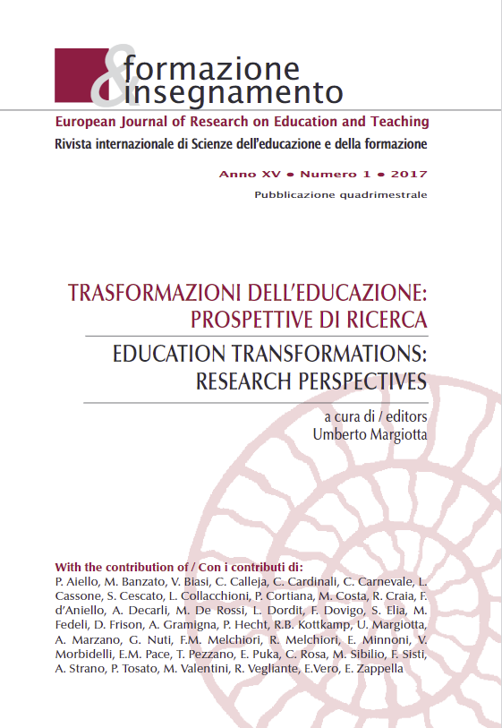 					View Vol. 15 No. 1 (2017): Education Transformations: Research Perspectives
				