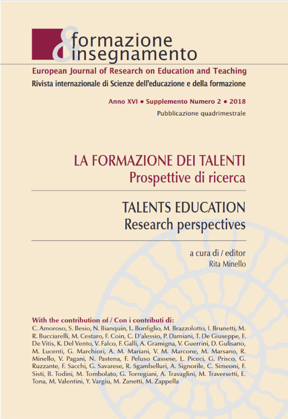 					View Vol. 16 No. 2 Suppl. (2018): Talents Education: Research Perspectives
				