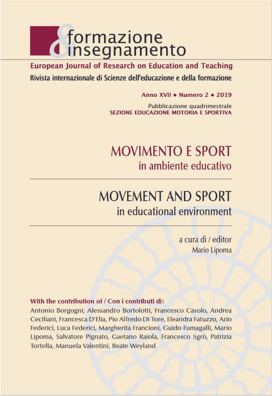 					Ver Vol. 17 Núm. 2 (2019): Movement and Sport: In Educational Environment
				