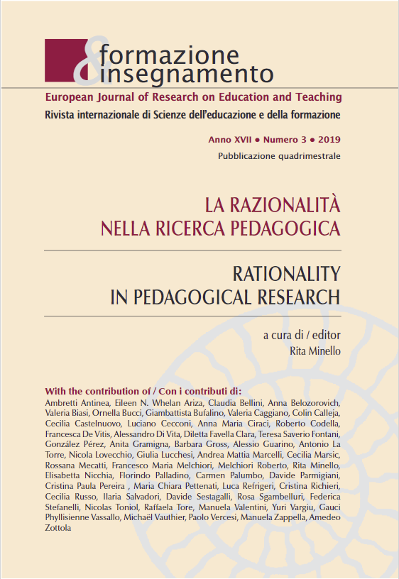 					View Vol. 17 No. 3 (2019): Rationality in Pedagogical Research
				