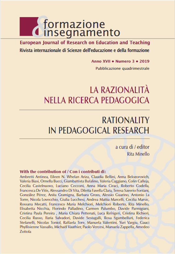 					Ver Vol. 17 Núm. 3 (2019): Rationality in Pedagogical Research
				