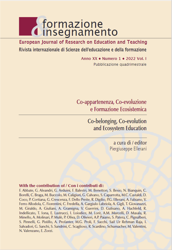 					View Vol. 20 No. 1 Tome I (2022): Co-belonging, Co-evolution and Ecosystem Education
				