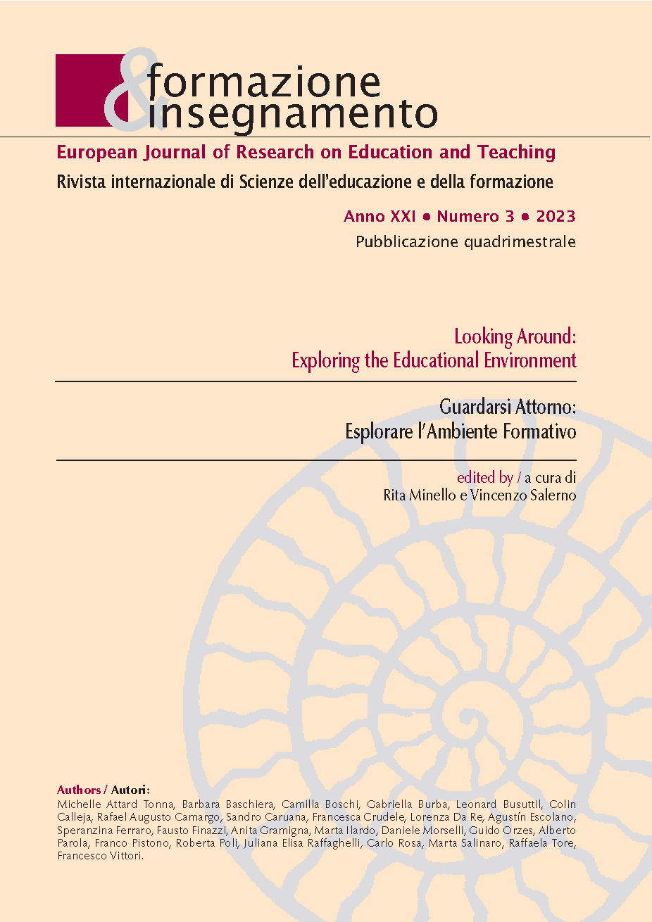 					View Vol. 21 No. 3 (2023): Looking Around: Exploring the Educational Environment
				