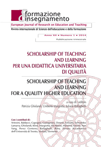					View Vol. 12 No. 1 (2014): Scholarship of Teaching and Learning for a Quality Higher Education
				