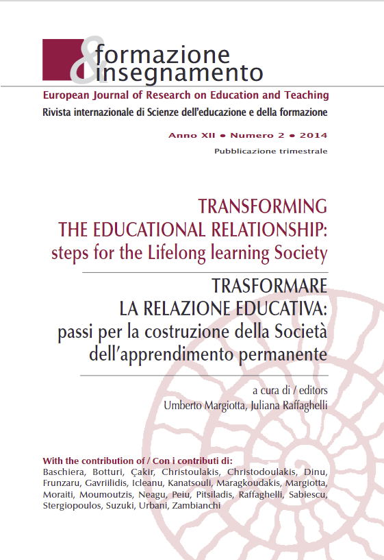 					Ver Vol. 12 Núm. 2 (2014): Transforming the Educational Relationship: Steps for the Lifelong Learning Society
				