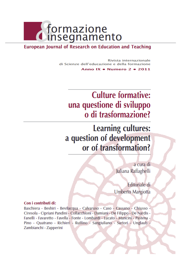 					View Vol. 9 No. 2 (2011): Learning Cultures: A Question of Development or of Transformation?
				