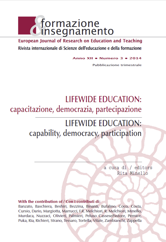 					View Vol. 12 No. 3 (2014): Lifewide Education: Capability, Democracy, Participation
				