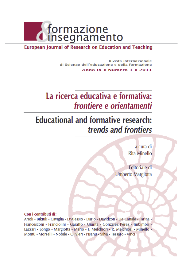 					View Vol. 9 No. 1 (2011): Educational and Formative Research: Trends and Frontiers
				