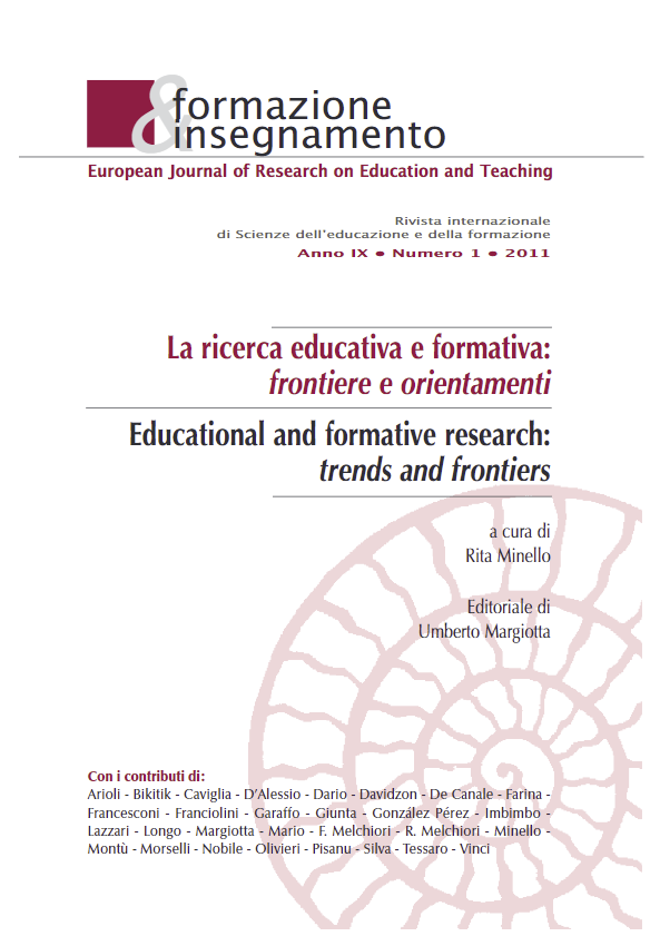 					Ver Vol. 9 Núm. 1 (2011): Educational and Formative Research: Trends and Frontiers
				