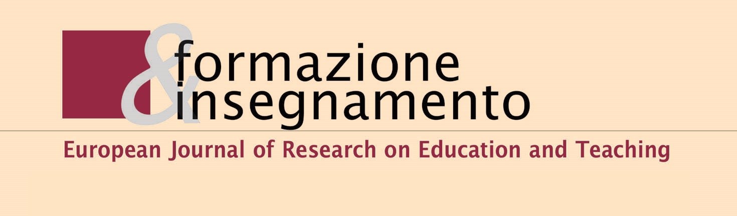 Journal logo: Formazione & insegnamento, European Journal of Research on Education and Teaching