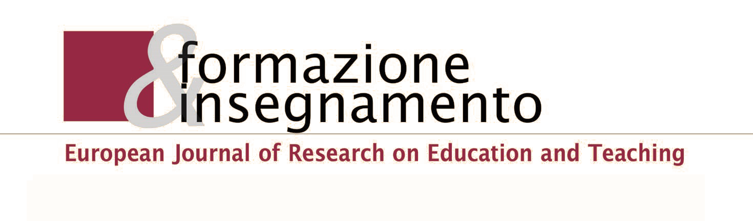 Logo del periódico: Formazione & insegnamento, Revista Europea de Investigación sobre Educación y Enseñanza