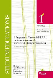 					Ansehen Nr. 1 (2019): STUDIUM EDUCATIONIS - Rivista quadrimestrale per le professioni educative
				